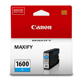 1 x Genuine Canon PGI-1600 Cyan Ink Cartridge