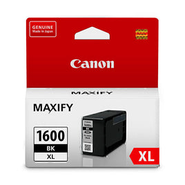 1 x Genuine Canon PGI-1600XLBK Black Ink Cartridge - 1,200 Pages