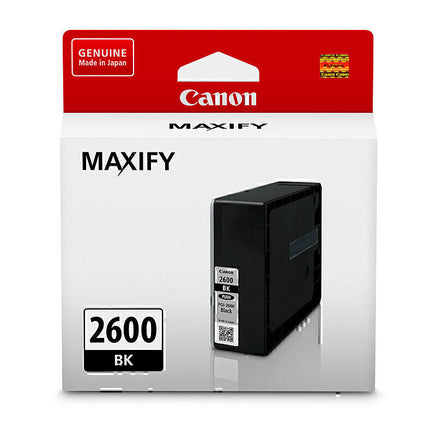 1 x Genuine Canon PGI-2600 Black Ink Cartridge