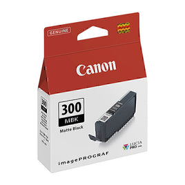 1 x Genuine Canon PFI-300MBK Matte Black Ink Cartridge