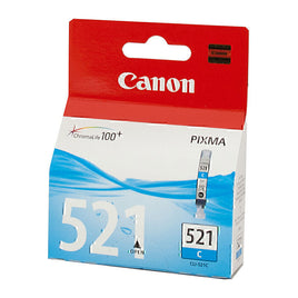 1 x Genuine Canon CLI-521C Cyan Ink Cartridge