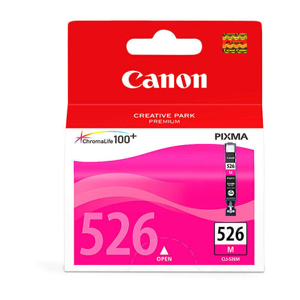 1 x Genuine Canon CLI-526M Magenta Ink Cartridge