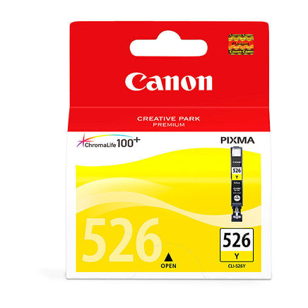 1 x Genuine Canon CLI-526Y Yellow Ink Cartridge