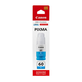 1 x Genuine Canon GI-60C Cyan Ink Bottle