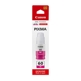 1 x Genuine Canon GI-60M Magenta Ink Bottle - 7,700 Pages