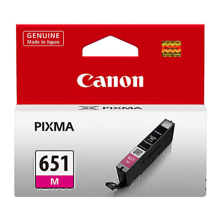 1 x Genuine Canon CLI-651M Magenta Ink Cartridge