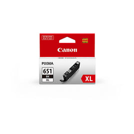 1 x Genuine Canon CLI-651XLBK Black Ink Cartridge