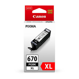1 x Genuine Canon PGI-670XLBK Black Ink Cartridge