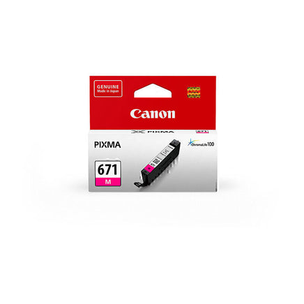 1 x Genuine Canon CLI-671M Magenta Ink Cartridge