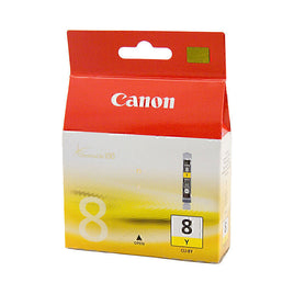 1 x Genuine Canon CLI-8Y Yellow Ink Cartridge