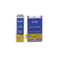 
              2 x Compatible Epson T007 Black + T009 Colour Ink Cartridge (1BK 1CL)
            
