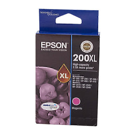 1 x Genuine Epson 200XL Magenta Ink Cartridge C13T201392 - 450 Pages