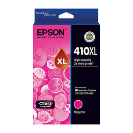 1 x Genuine Epson 410XL Magenta Ink Cartridge C13T340392