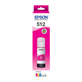 1 x Genuine Epson T512 / E512 Magenta EcoTank Ink Bottle