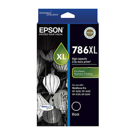 1 x Genuine Epson 786XL Black Ink Cartridge C13T787192