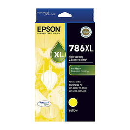 1 x Genuine Epson 786XL Yellow Ink Cartridge C13T787492