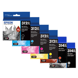 1 x Genuine Epson 312XL Black Ink Cartridge C13T183192