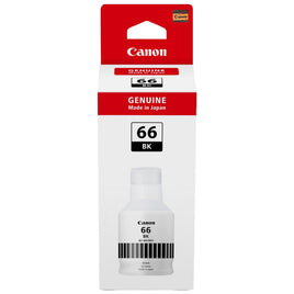 1 x Genuine Canon GI-66BK Black Ink Bottle