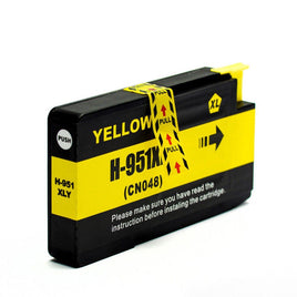 1 x Compatible HP 951XL Yellow High Yield Ink Cartridge CN048AA - 1,500 Pages