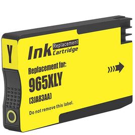 1 x Compatible HP 965XL Yellow High Yield Ink Cartridge 3JA83AA - 1,600 Pages