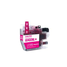 1 x Compatible Brother LC432XLM Magenta Ink Cartridge LC-432XLM