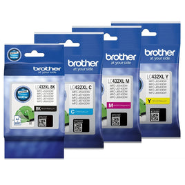 4 x Genuine Brother LC432XL Ink Cartridge LC-432XL