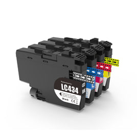 8 x Compatible Brother LC434 Ink Cartridge LC-434