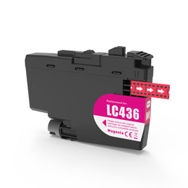 1 x Compatible Brother LC436M Magenta Ink Cartridge LC-436M