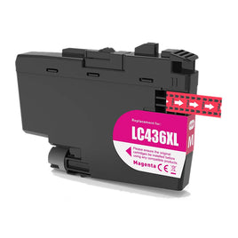 1 x Compatible Brother LC436XL Ink Cartridge LC-436XL (Magenta)
