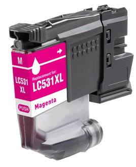 1 x Compatible Brother LC531XL Ink Cartridge LC-531XL (MAGENTA)