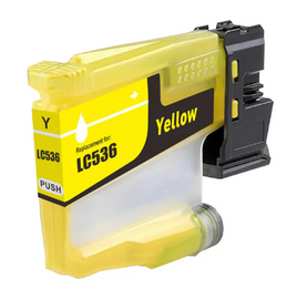 1 x Compatible Brother LC536 Ink Cartridge LC-536 (YELLOW)