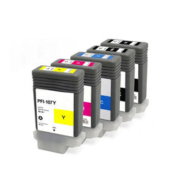 5 x Compatible Canon PFI-107 Ink Cartridge (1BK 1MBK 1C 1M 1Y)