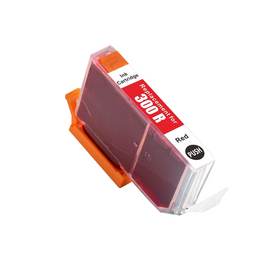 1 x Compatible Canon PFI-300R Red Ink Cartridge