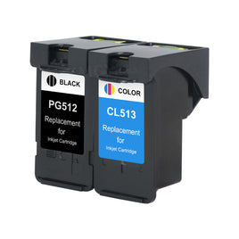 6 x Compatible Canon PG-512 CL-513 Ink Cartridge (4BK 2CL)