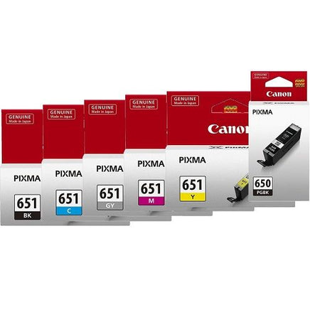 6 x Genuine Canon PGI-650 CLI-651 Ink Cartridge