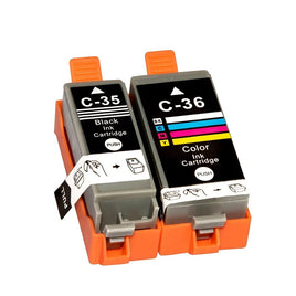 8 x Compatible Canon PGI-35BK CLI-36C Ink Cartridge (4BK 4CL)