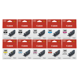 10 x Genuine Canon PFI-300 Ink Cartridge