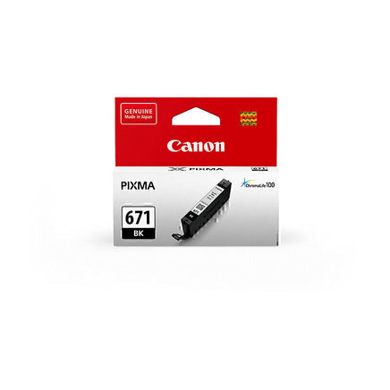 1 x Genuine Canon CLI-671BK Black Ink Cartridge