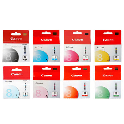 8 x Genuine Canon CLI-8 Ink Cartridge