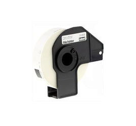 3 x Compatible Brother DK11203 "WITH CARTRIDGE" Black Text on White Die-Cut Paper Label Roll 17mm x 87mm - 300 Labels per Roll