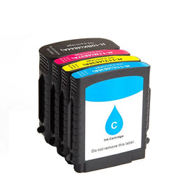 8 x Compatible HP 10 + HP 11 Ink Cartridge C4844AA, C4836AA - C4838AA (2BK 2C 2M 2Y)