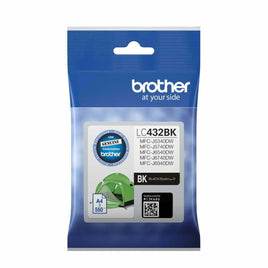 1 x Genuine Brother LC432BK Black Ink Cartridge LC-432BK