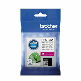 1 x Genuine Brother LC432M Magenta Ink Cartridge LC-432M