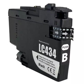 1 x Compatible Brother LC434 Ink Cartridge LC-434 (BLACK)