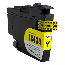 1 x Compatible Brother LC434 Ink Cartridge LC-434 (YELLOW)