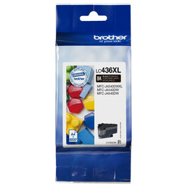 1 x Genuine Brother LC436XLBK Black Ink Cartridge LC-436XLBK