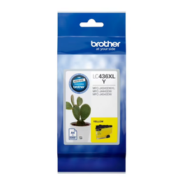 1 x Genuine Brother LC436XLY Yellow Ink Cartridge LC-436XLY