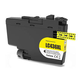 1 x Compatible Brother LC436XL Ink Cartridge LC-436XL (Yellow)