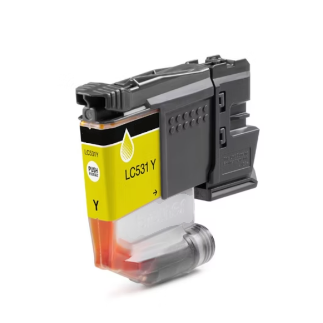 1 x Compatible Brother LC531 Ink Cartridge LC-531 (YELLOW)| YYUDA