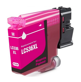 1 x Compatible Brother LC536XL Ink Cartridge LC-536XL (MAGENTA)